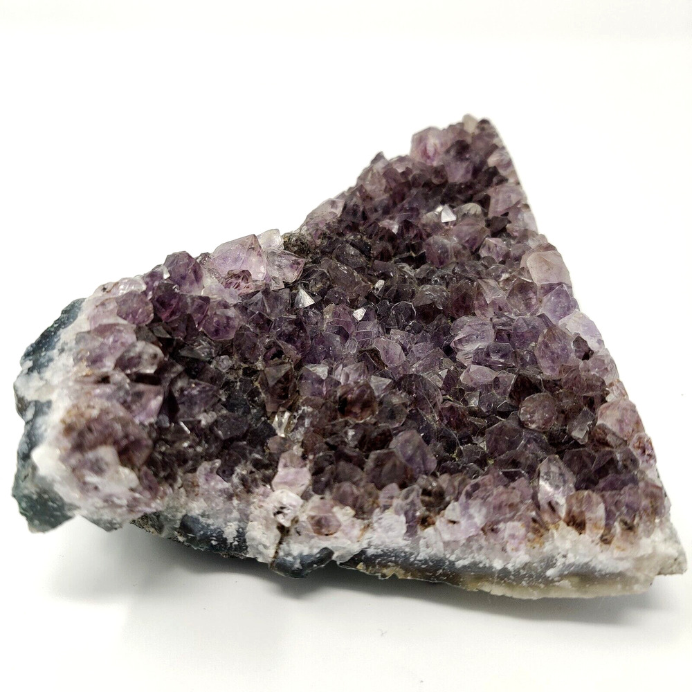 Purple Amethyst Crystal Quartz Cluster Geode Piece 1lb 4oz / 567g Decor Texture